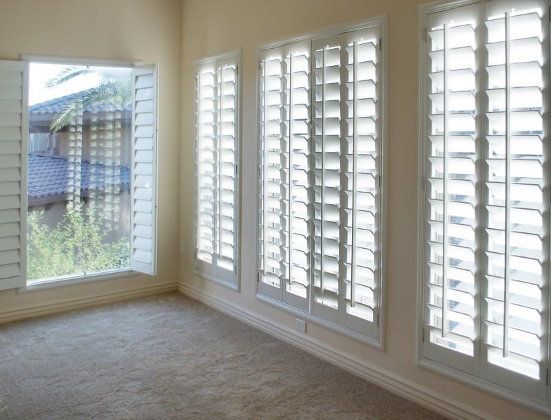 White style wood Shutters