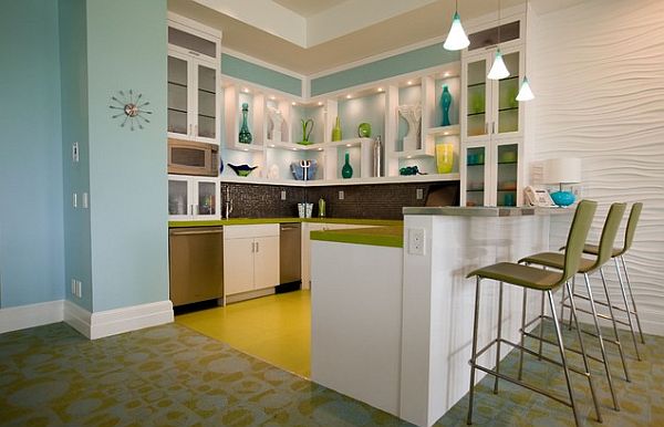 Blue-Green-Kitchen