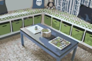 children's room storage ideas
